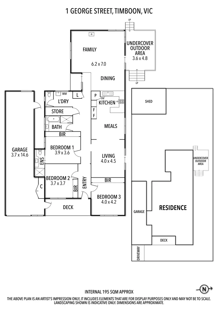 Floorplan of Homely house listing, 1 George Street, Timboon VIC 3268