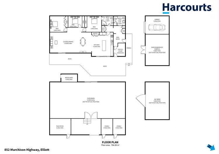 Floorplan of Homely house listing, 852 Murchison Highway, Elliott TAS 7325