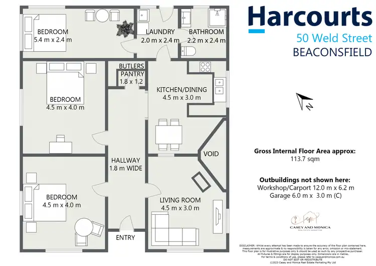 Floorplan of Homely house listing, 50 Weld Street, Beaconsfield TAS 7270