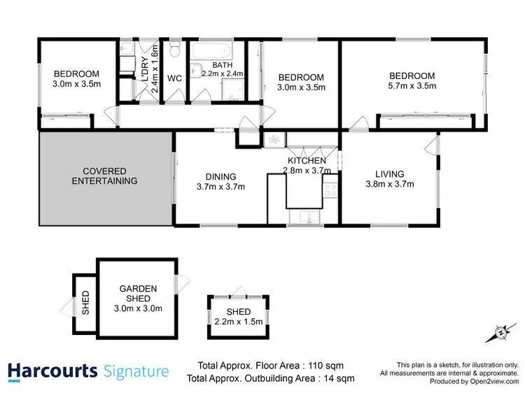 Floorplan of Homely house listing, 18 Clarence Crescent, Rokeby TAS 7019