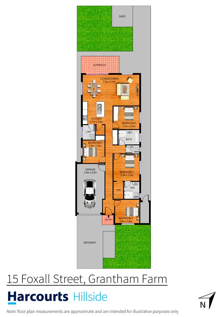 Floorplan of Homely house listing, 15 Foxall Street, Grantham Farm NSW 2765