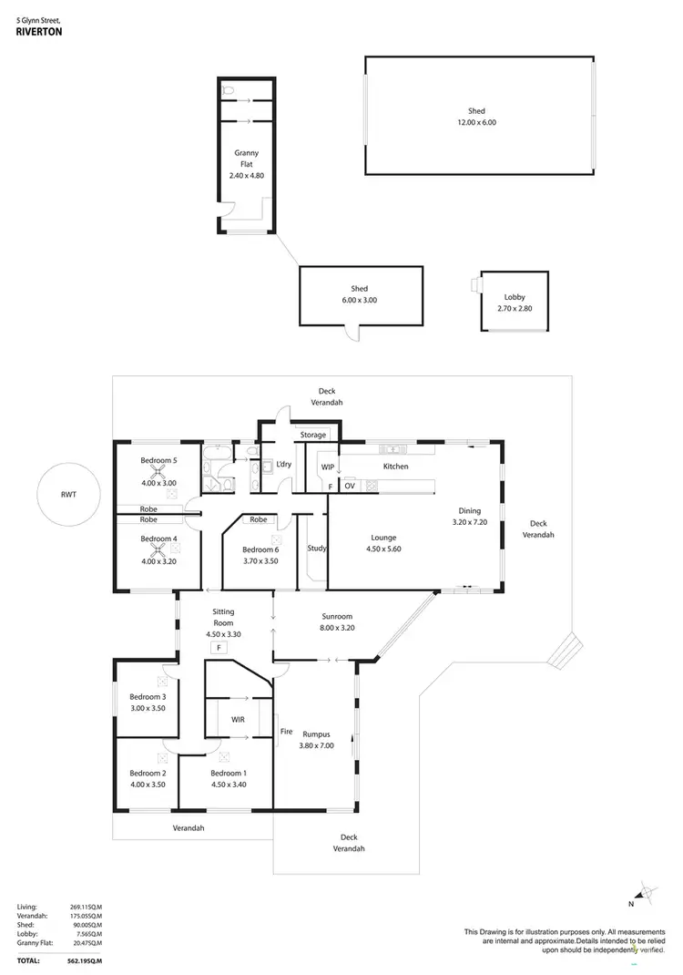 Floorplan of Homely house listing, 15 Glynn Street, Riverton SA 5412