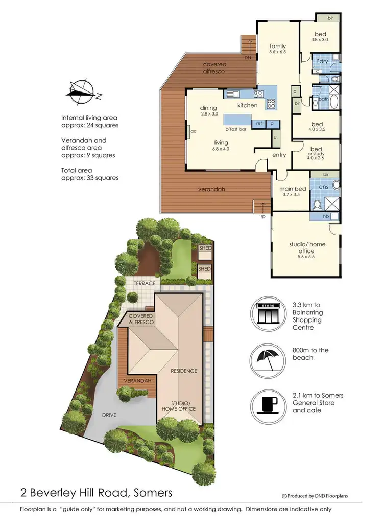 Floorplan of Homely house listing, 2 Beverley Hill Road, Somers VIC 3927