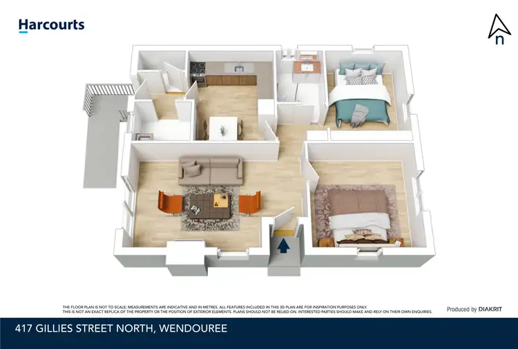 Floorplan of Homely house listing, 417 Gillies Street North, Wendouree VIC 3355
