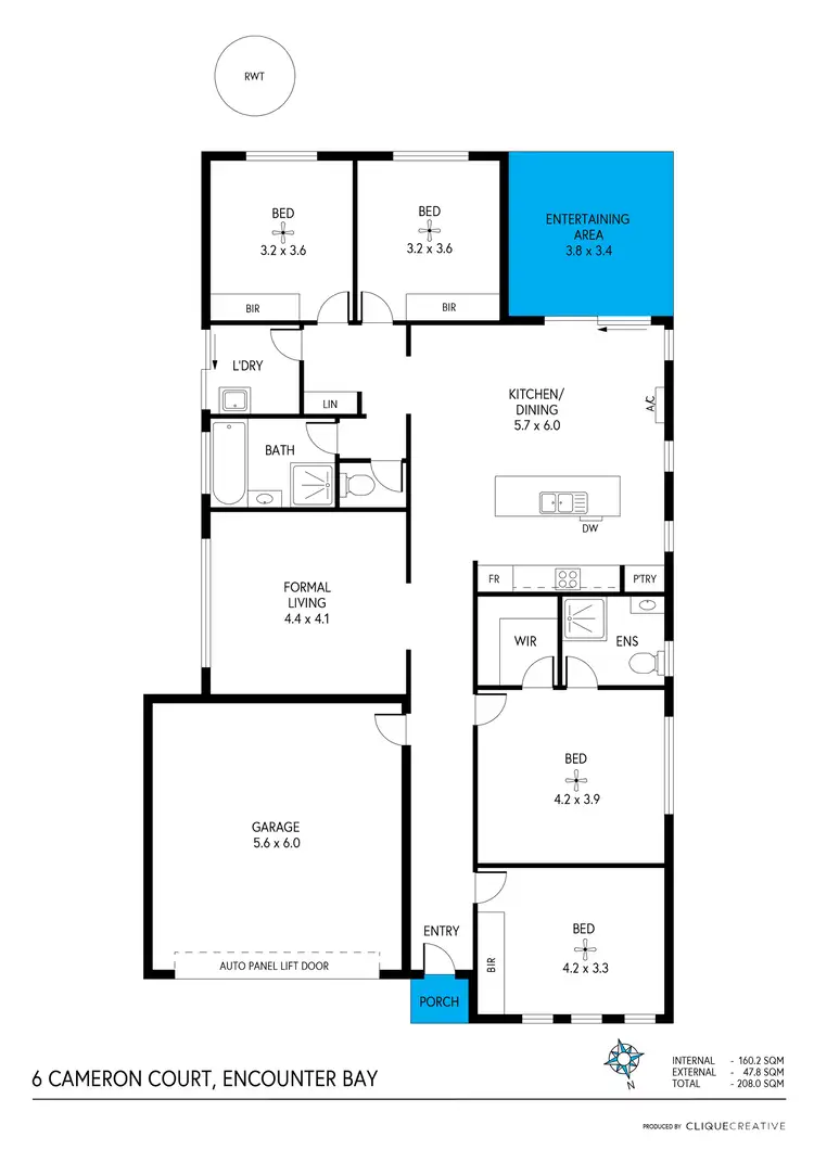 Floorplan of Homely house listing, 6 Cameron Court, Encounter Bay SA 5211
