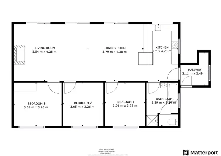 Floorplan of Homely house listing, 3 Highcrest Avenue, Binalong Bay TAS 7216