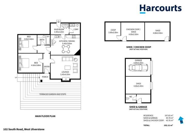 Floorplan of Homely house listing, 102 South Road, West Ulverstone TAS 7315