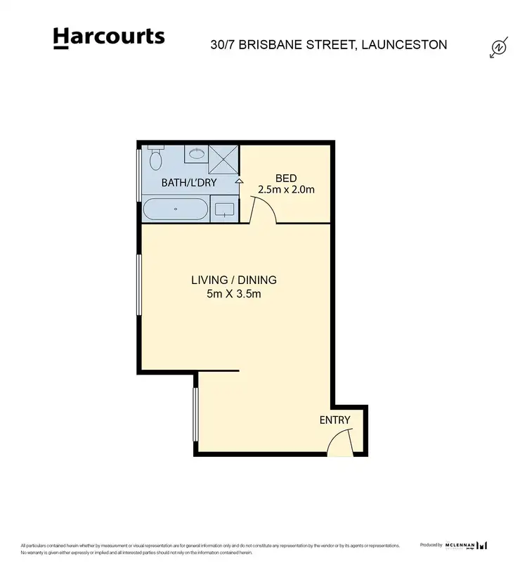 Floorplan of Homely house listing, 30/7 Brisbane Street, Launceston TAS 7250