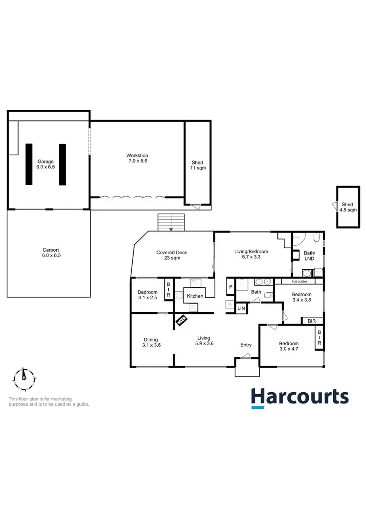 Floorplan of Homely house listing, 25 Fairfield Road, Geilston Bay TAS 7015