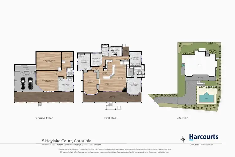 Floorplan of Homely house listing, 5 Hoylake Court, Cornubia QLD 4130