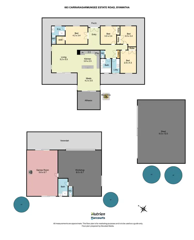 Floorplan of Homely rural property listing, 663 Carraragarmungee Estate Road, Byawatha VIC 3678