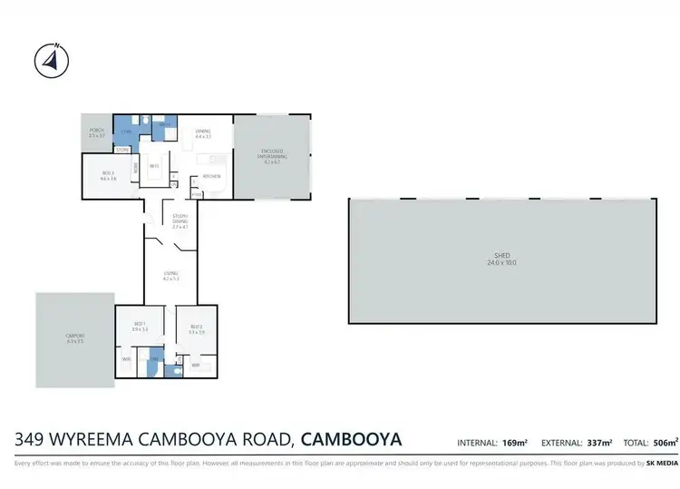 Floorplan of Homely house listing, 349 Wyreema Cambooya Road, Cambooya QLD 4358