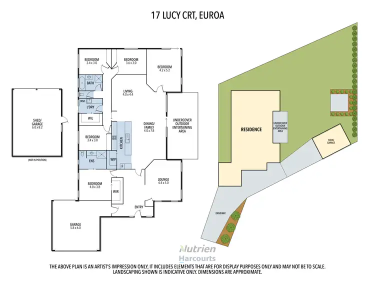 Floorplan of Homely house listing, 17 Lucy Court, Euroa VIC 3666