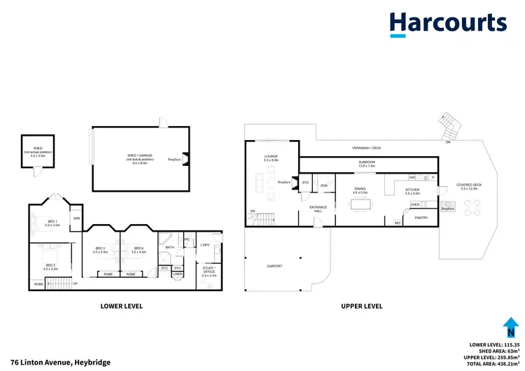 Floorplan of Homely house listing, 76 Linton Avenue, Heybridge TAS 7316