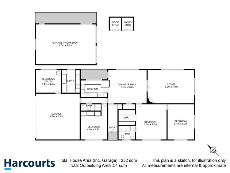 Floorplan of Homely house listing, 95A Smiths Road, Nicholls Rivulet TAS 7112