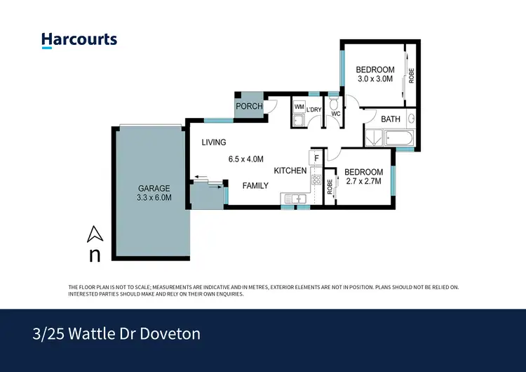 Floorplan of Homely unit listing, 2/25 Wattle Drive, Doveton VIC 3177