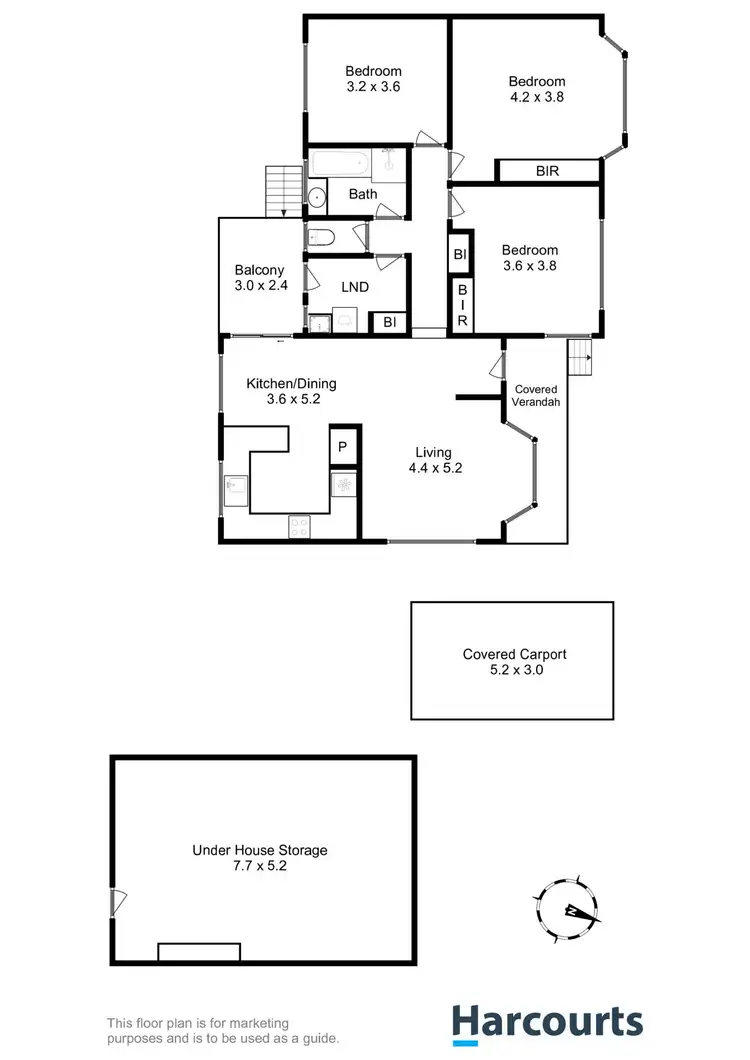 Floorplan of Homely house listing, 9 Stewart Court, Midway Point TAS 7171