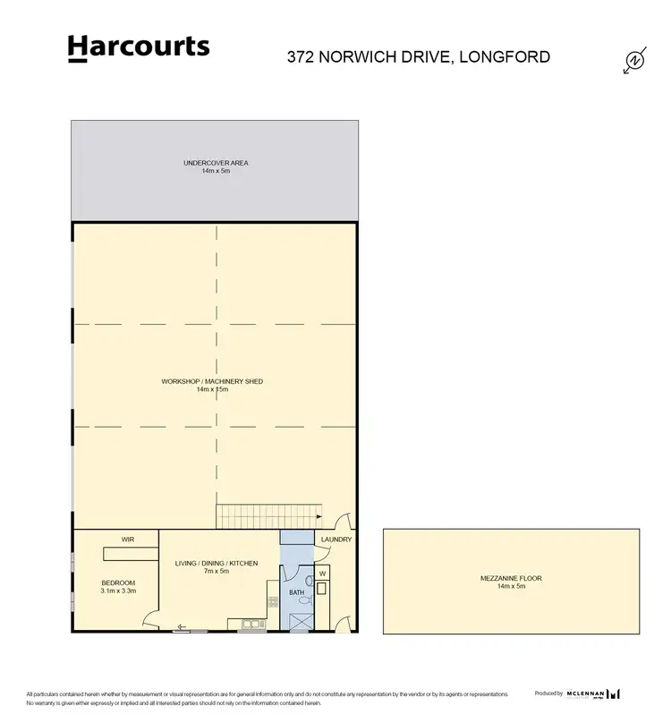 Floorplan of Homely house listing, 372 Norwich Drive, Longford TAS 7301