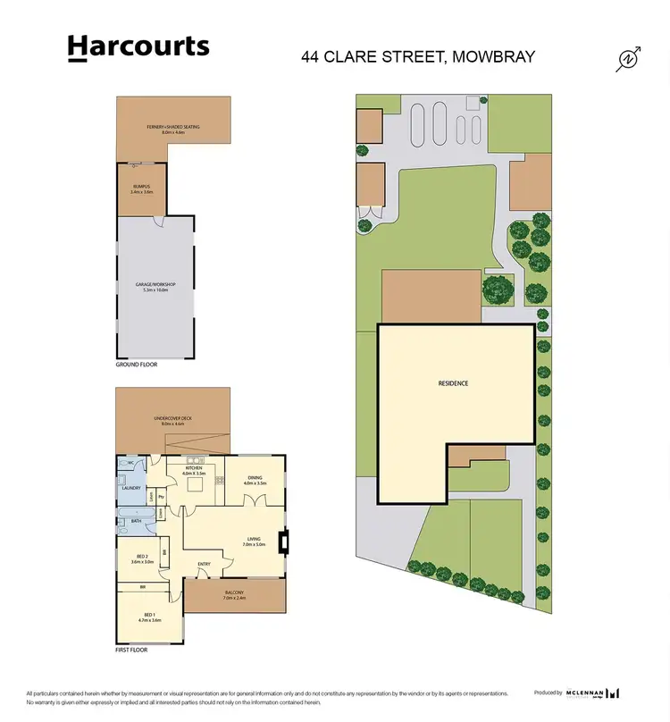 Floorplan of Homely house listing, 44 Clare Street, Mowbray TAS 7248