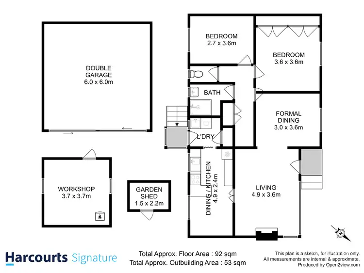 Floorplan of Homely house listing, 26 Stokell Street, Rokeby TAS 7019