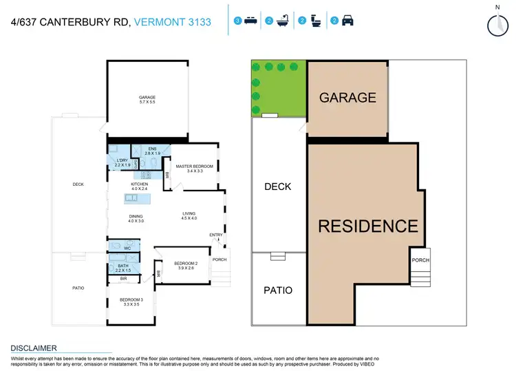 Floorplan of Homely unit listing, 4/637 Canterbury Road, Vermont VIC 3133