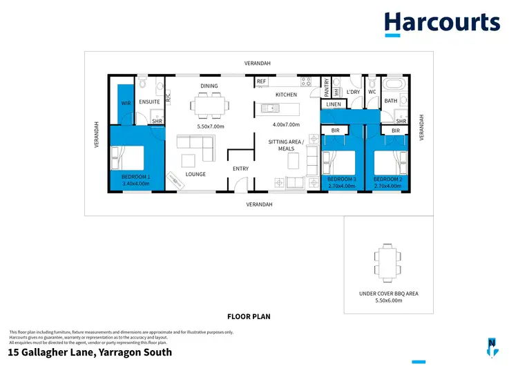 Floorplan of Homely rural property listing, 15 Gallagher Lane, Yarragon South VIC 3823