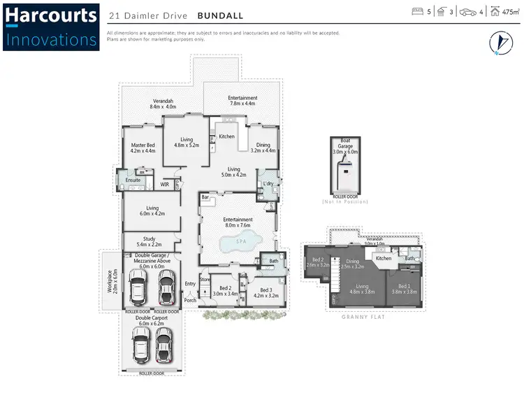 Floorplan of Homely house listing, 21 Daimler Drive, Bundall QLD 4217