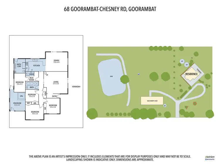Floorplan of Homely rural property listing, 68 Goorambat Chesney Rd, Goorambat VIC 3725
