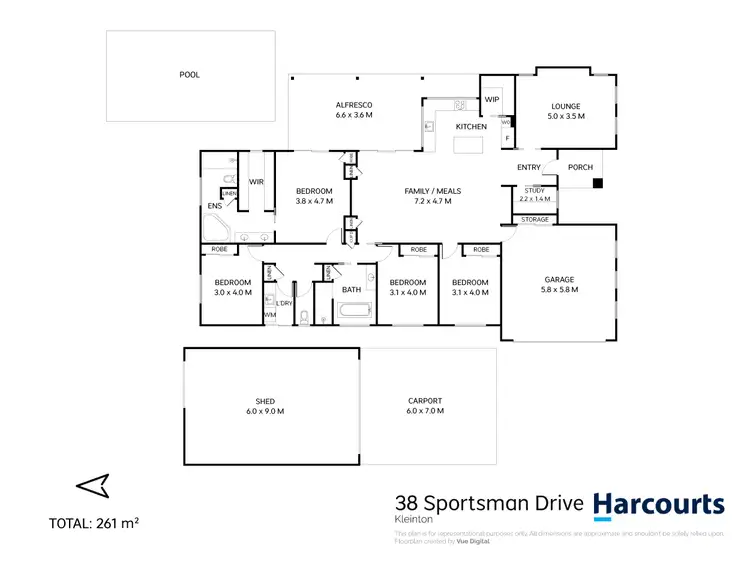 Floorplan of Homely house listing, 38 Sportsman Drive, Kleinton QLD 4352