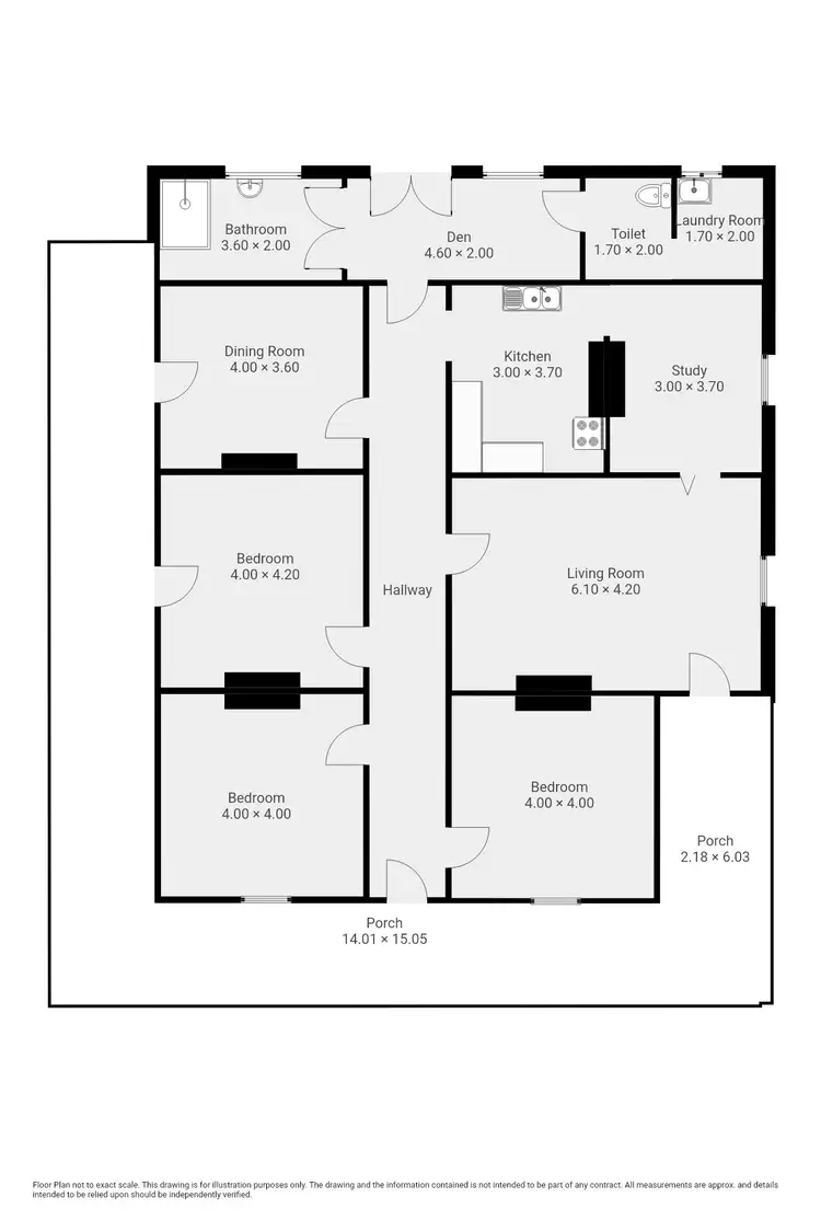 Floorplan of Homely house listing, 42 Victoria Street, Peterborough SA 5422