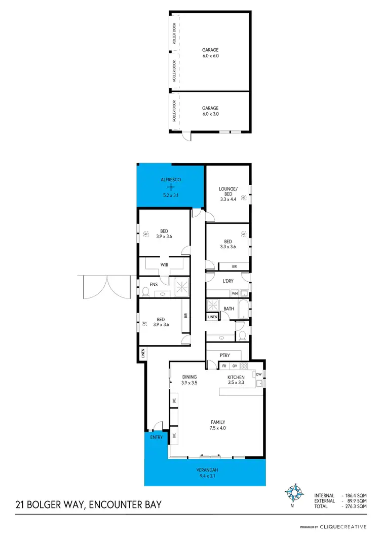 Floorplan of Homely house listing, 21 Bolger Way, Encounter Bay SA 5211