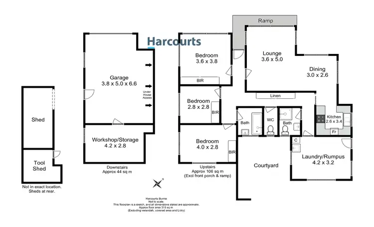 Floorplan of Homely house listing, 25 Richardson Crescent, Park Grove TAS 7320