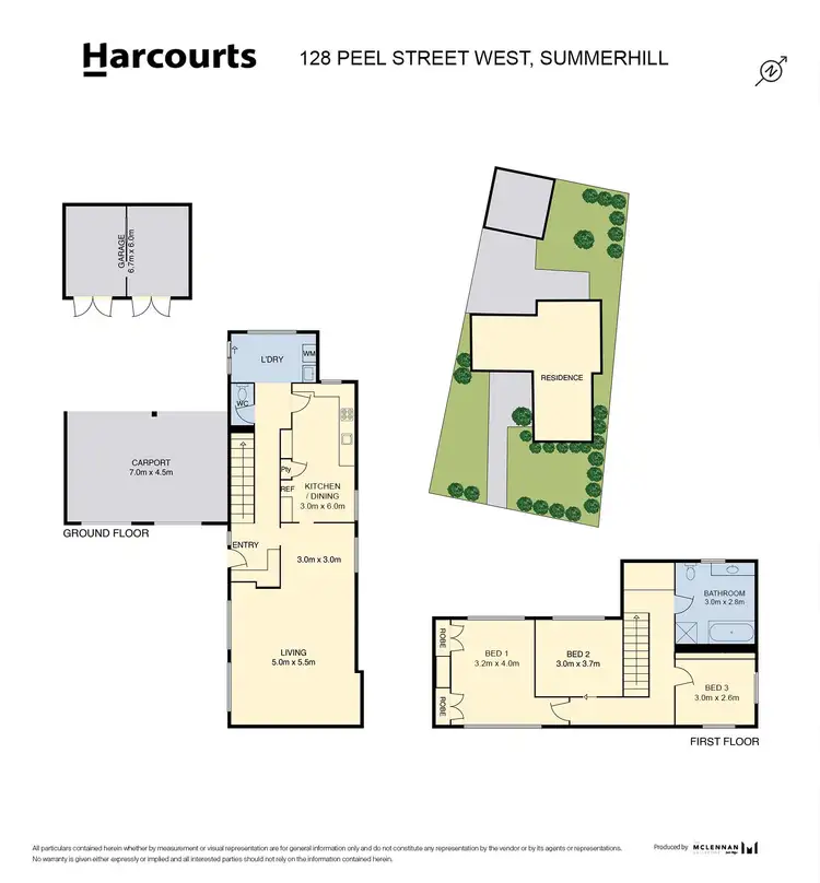 Floorplan of Homely house listing, 128 Peel Street West, Summerhill TAS 7250