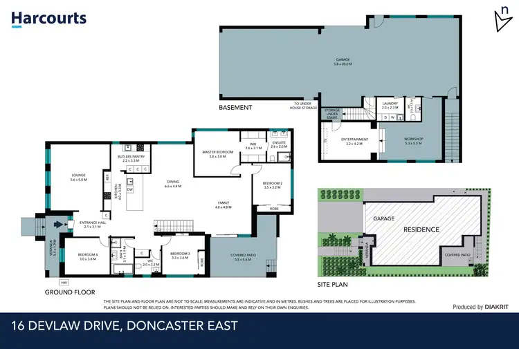 Floorplan of Homely house listing, 16 Devlaw Drive, Doncaster East VIC 3109