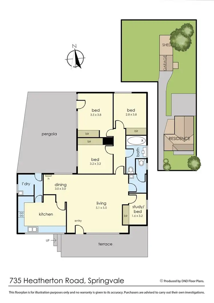 Floorplan of Homely house listing, 735 Heatherton Road, Springvale VIC 3171
