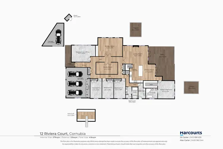 Floorplan of Homely house listing, 12 Riviera Court, Cornubia QLD 4130