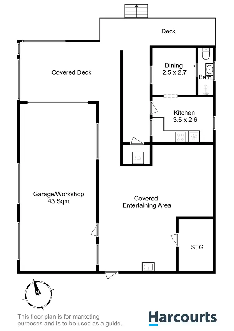 Floorplan of Homely house listing, 92 Tamarix Road, Primrose Sands TAS 7173