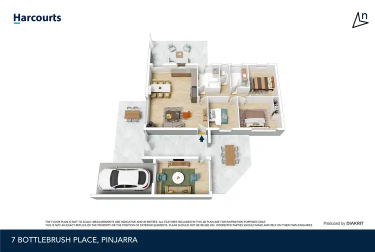 Floorplan of Homely house listing, 7 Bottlebrush Place, Pinjarra WA 6208