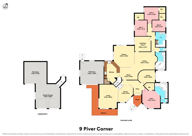Floorplan of Homely house listing, 9 Piver Corner, Ocean Reef WA 6027