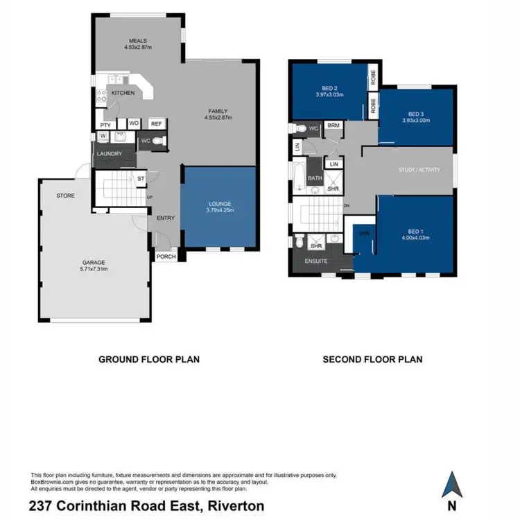 Floorplan of Homely house listing, 237 Corinthian Road East, Riverton WA 6148