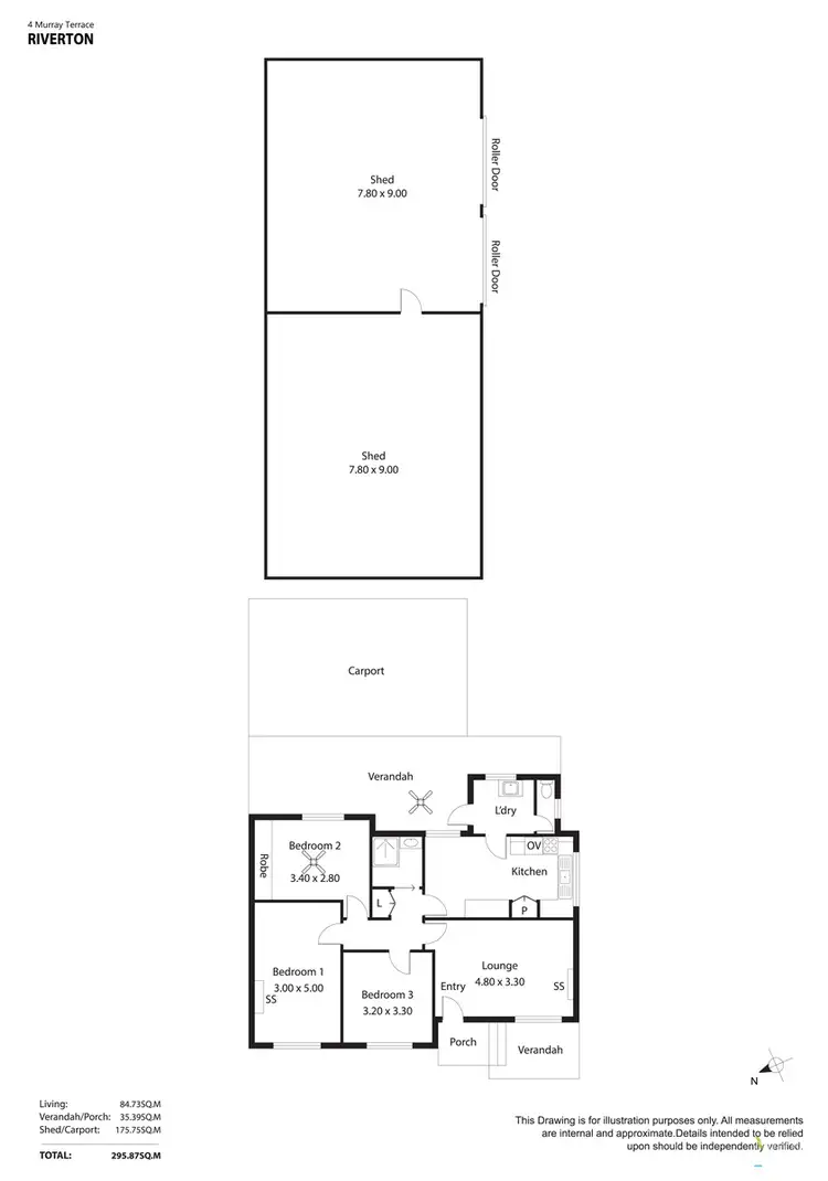 Floorplan of Homely house listing, 4 Murray Tce, Riverton SA 5412