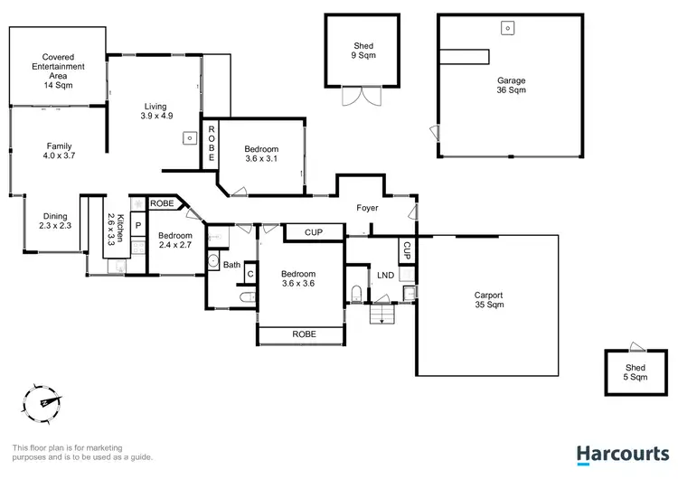 Floorplan of Homely house listing, 7 Turriff Lodge Drive, New Norfolk TAS 7140