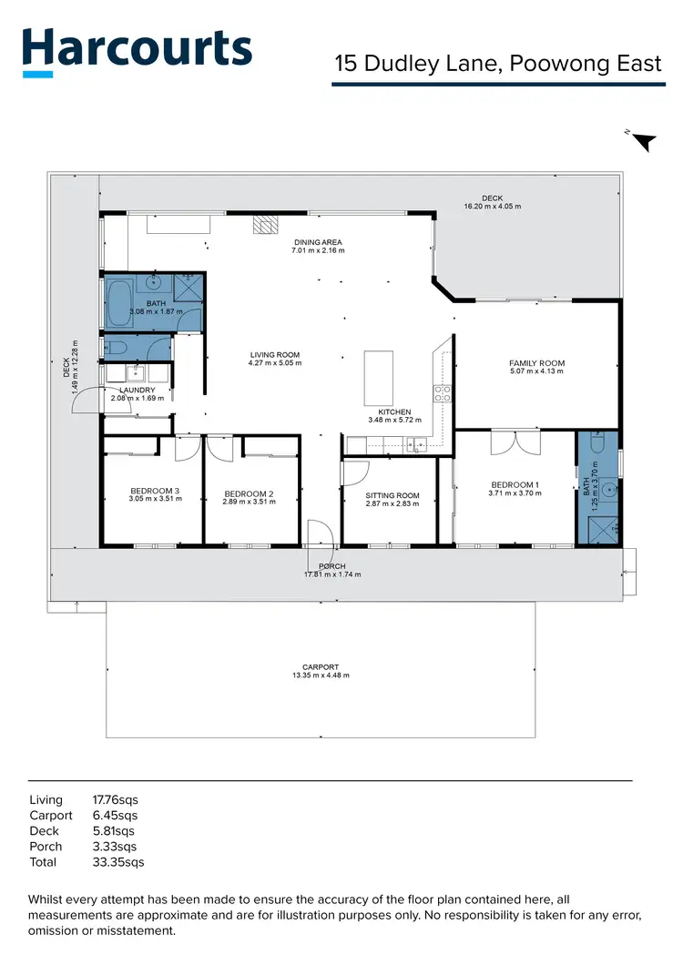 Floorplan of Homely rural property listing, 15 Dudley Lane, Poowong East VIC 3988