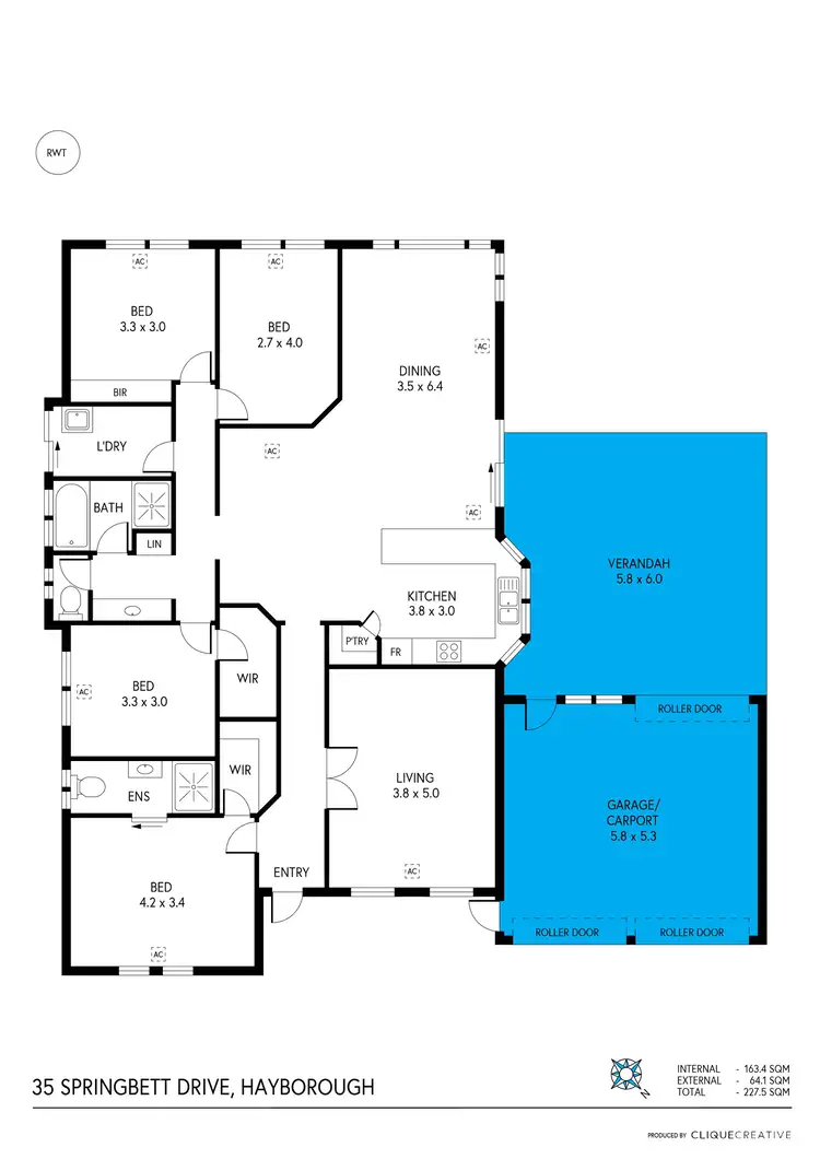 Floorplan of Homely house listing, 35 Springbett Drive, Hayborough SA 5211