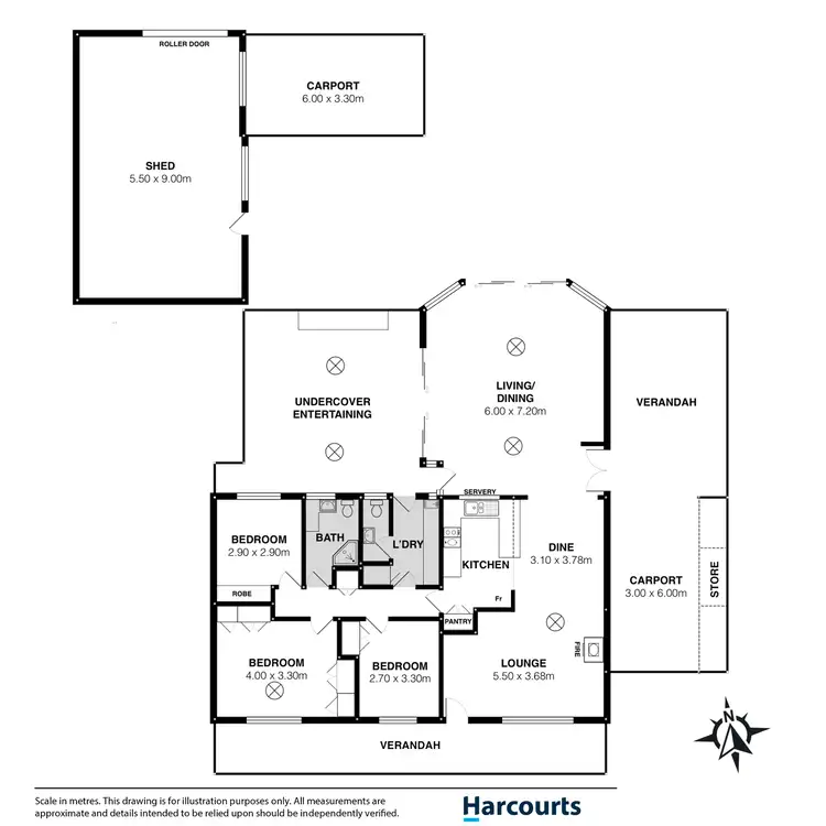 Floorplan of Homely house listing, 8 Sweetman Road, Goolwa South SA 5214