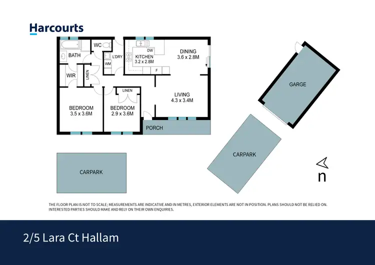 Floorplan of Homely house listing, 2/5 Lara Court, Hallam VIC 3803
