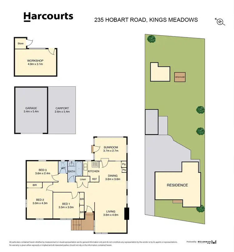 Floorplan of Homely house listing, 235 Hobart Road, Kings Meadows TAS 7249