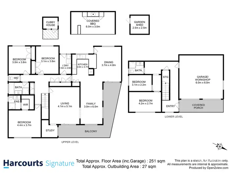 Floorplan of Homely house listing, 5 Hone Road, Rosetta TAS 7010