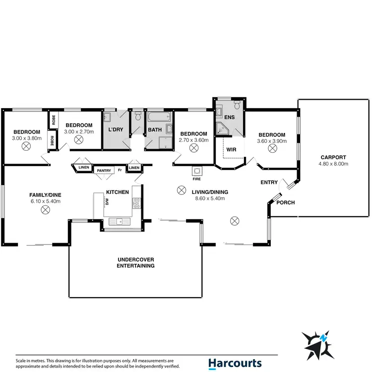 Floorplan of Homely rural property listing, 3828 Range Road, Waitpinga SA 5211