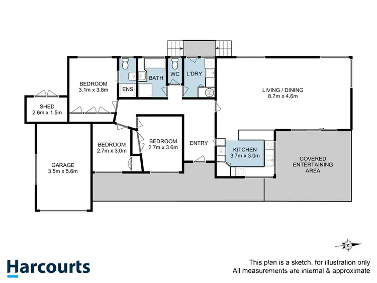 Floorplan of Homely house listing, 4 Sheoak Court, Kingston TAS 7050